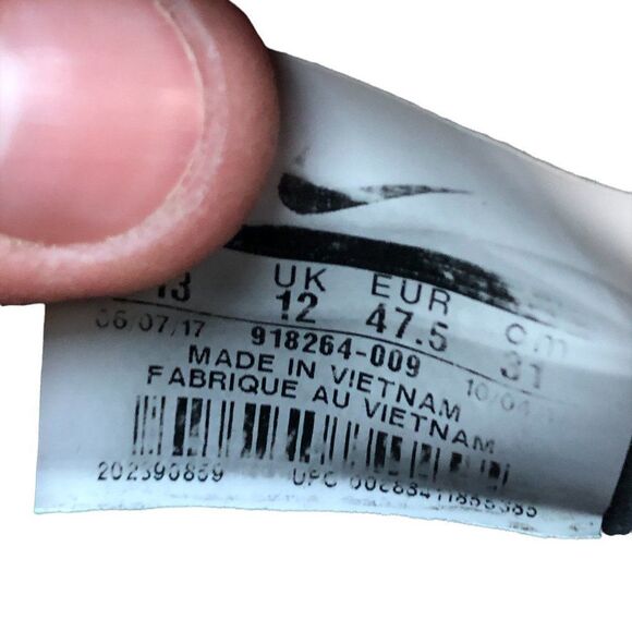 Rare 2017 Nike Mariah Flyknit Racer Gunsmoke Size 13 - Picture 12 of 13